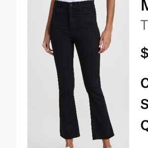 MOTHER Hustler Ankle Fray Jeans